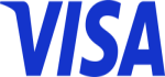 Visa logo blue